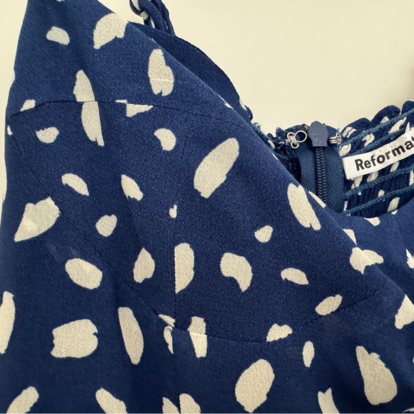 Reformation Kourtney Midi Slit Dress in Moray size 2 - Picture 12 of 14